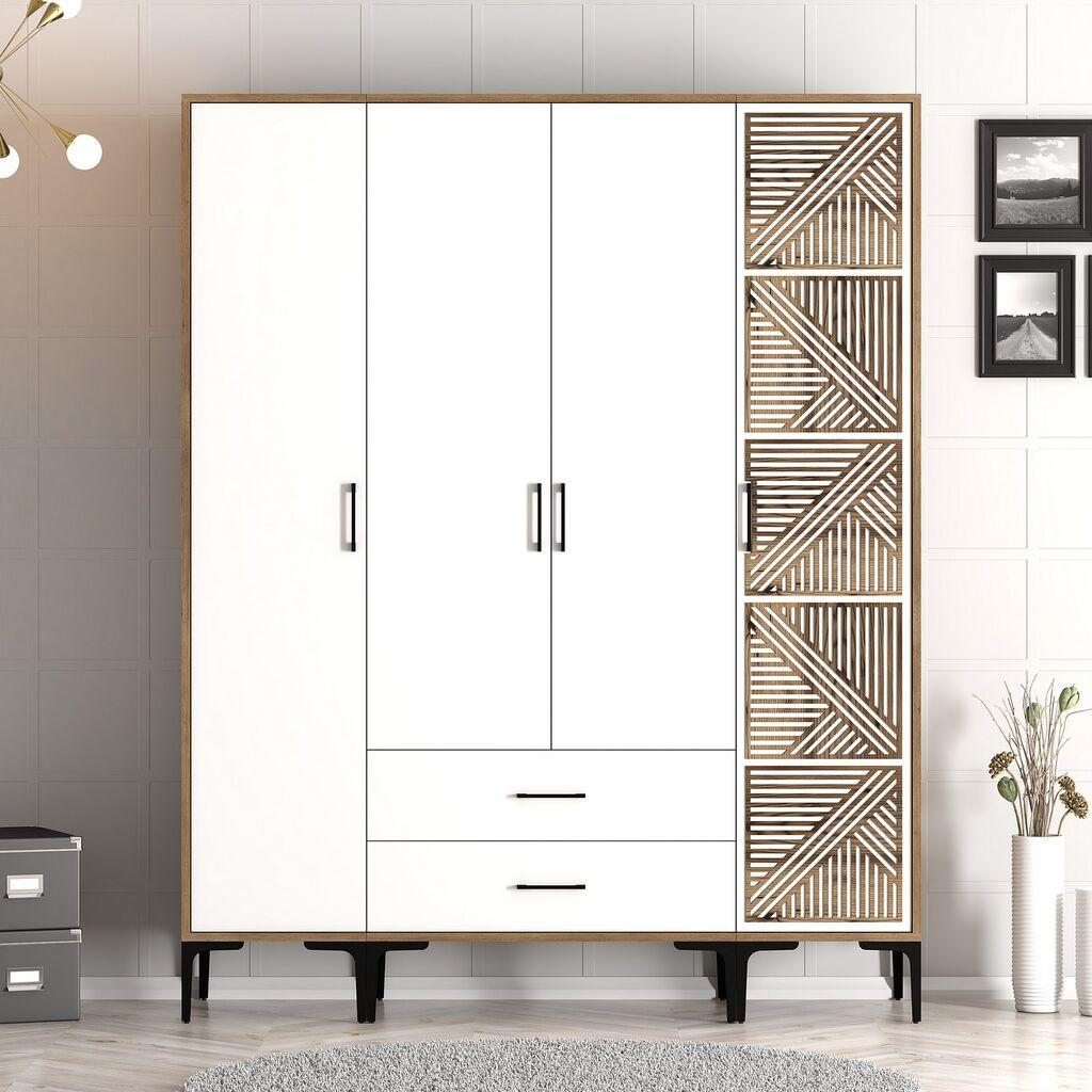 Hanah kućni Ormar Kumsal STP 160x47.5x201.4cm Orah