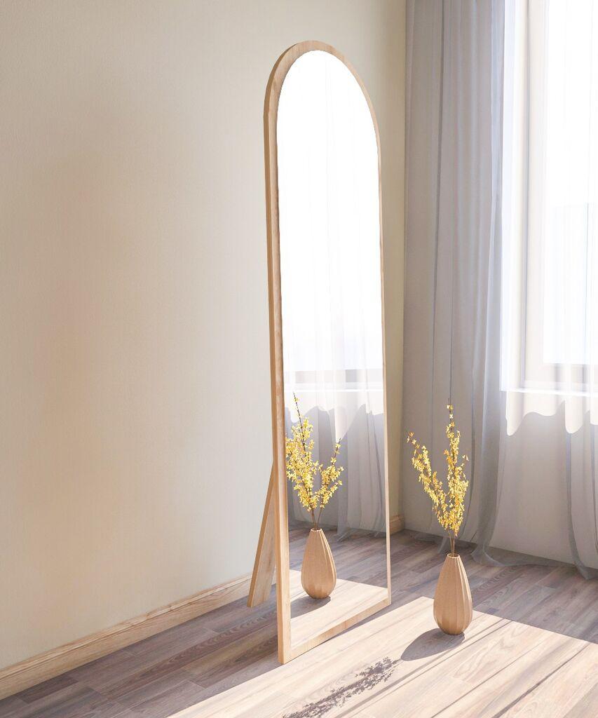 Hanah Home Podno ogledalo Emma Prirodno, 50x160cm, Bež
