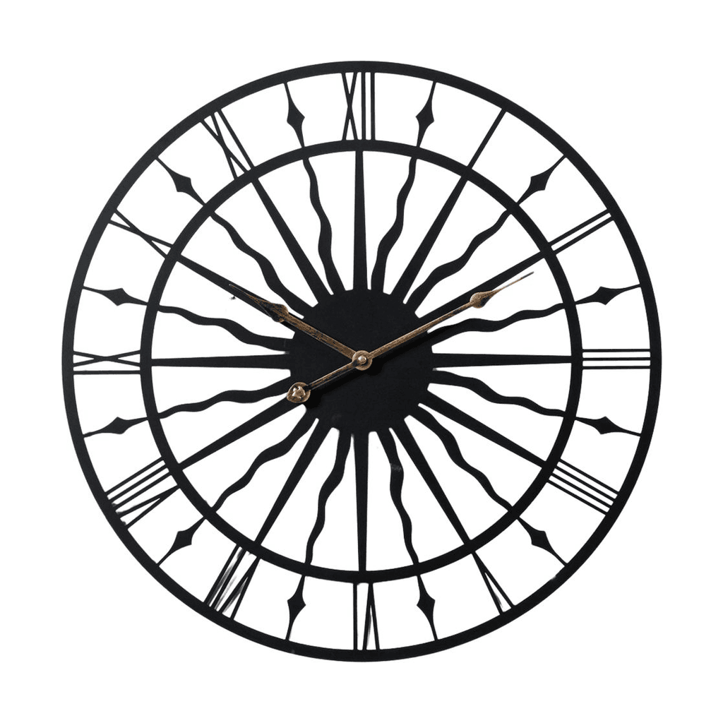 Giga Tempus Dekorativni zidni sat, 50cm, Crni