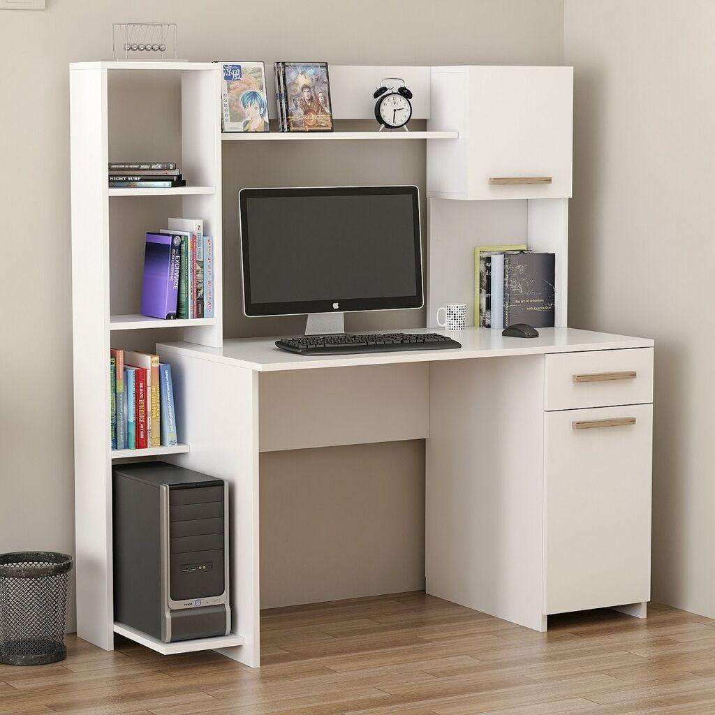 Hanah home Radni sto 120x77x60cm Bijeli