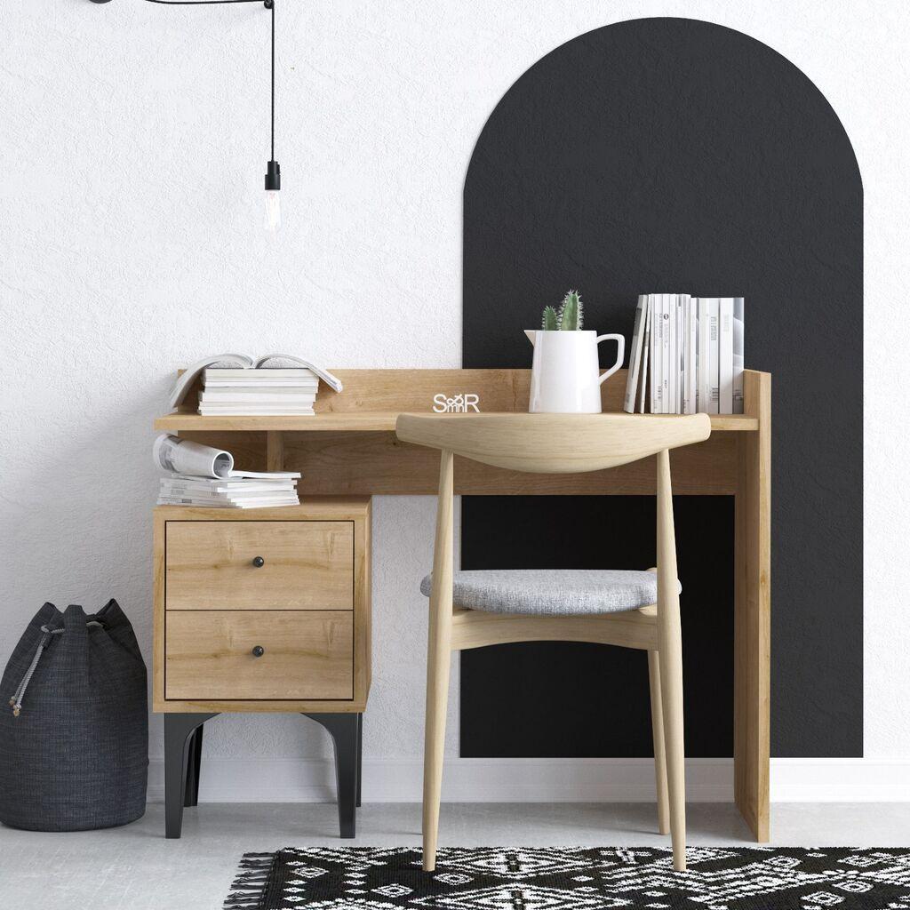 Hanah Home Puuk DEC0087 Radni sto 100x80x45cm, bež