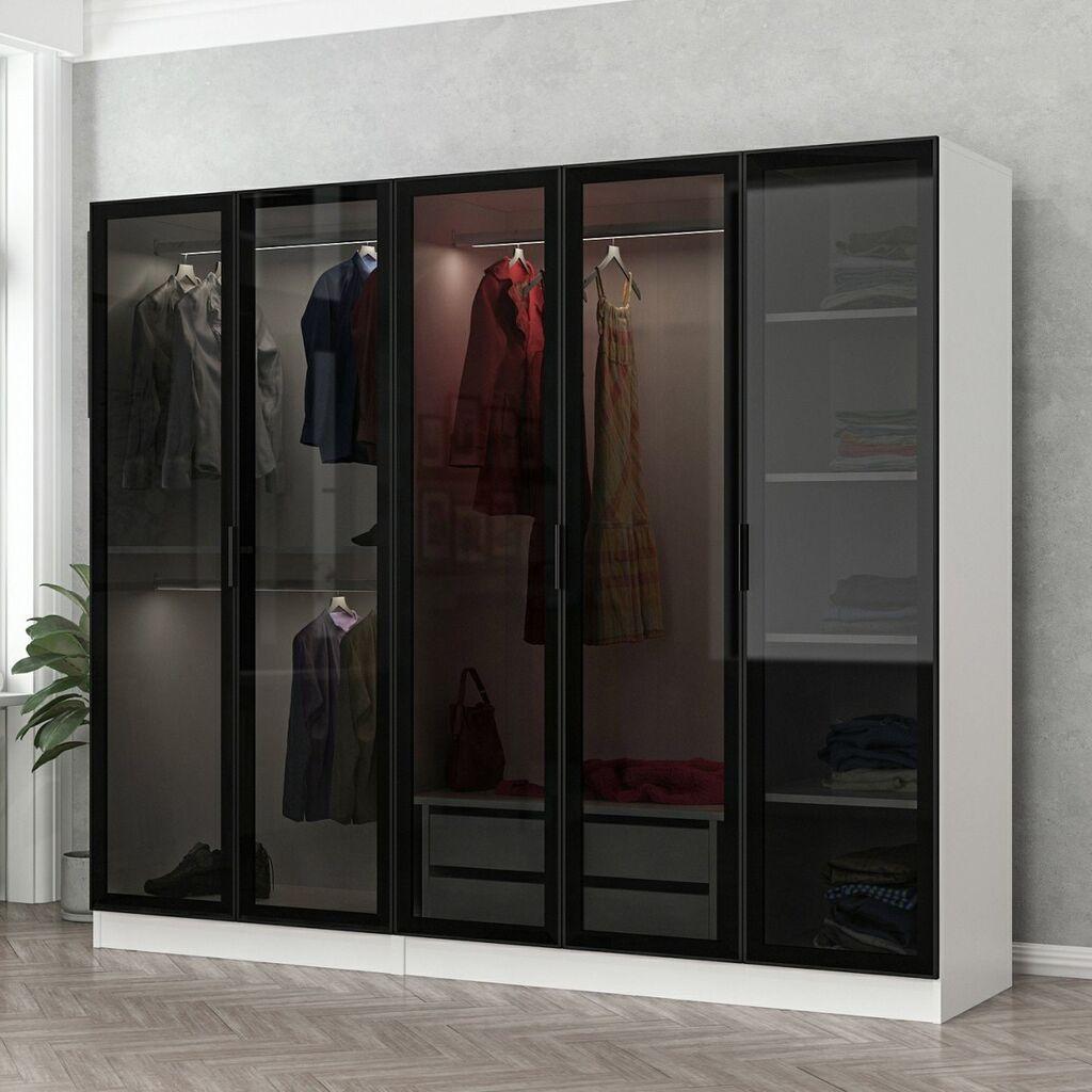 Hanah Home Kale 6636 Ormar, 225x210x52cm, Bijeli