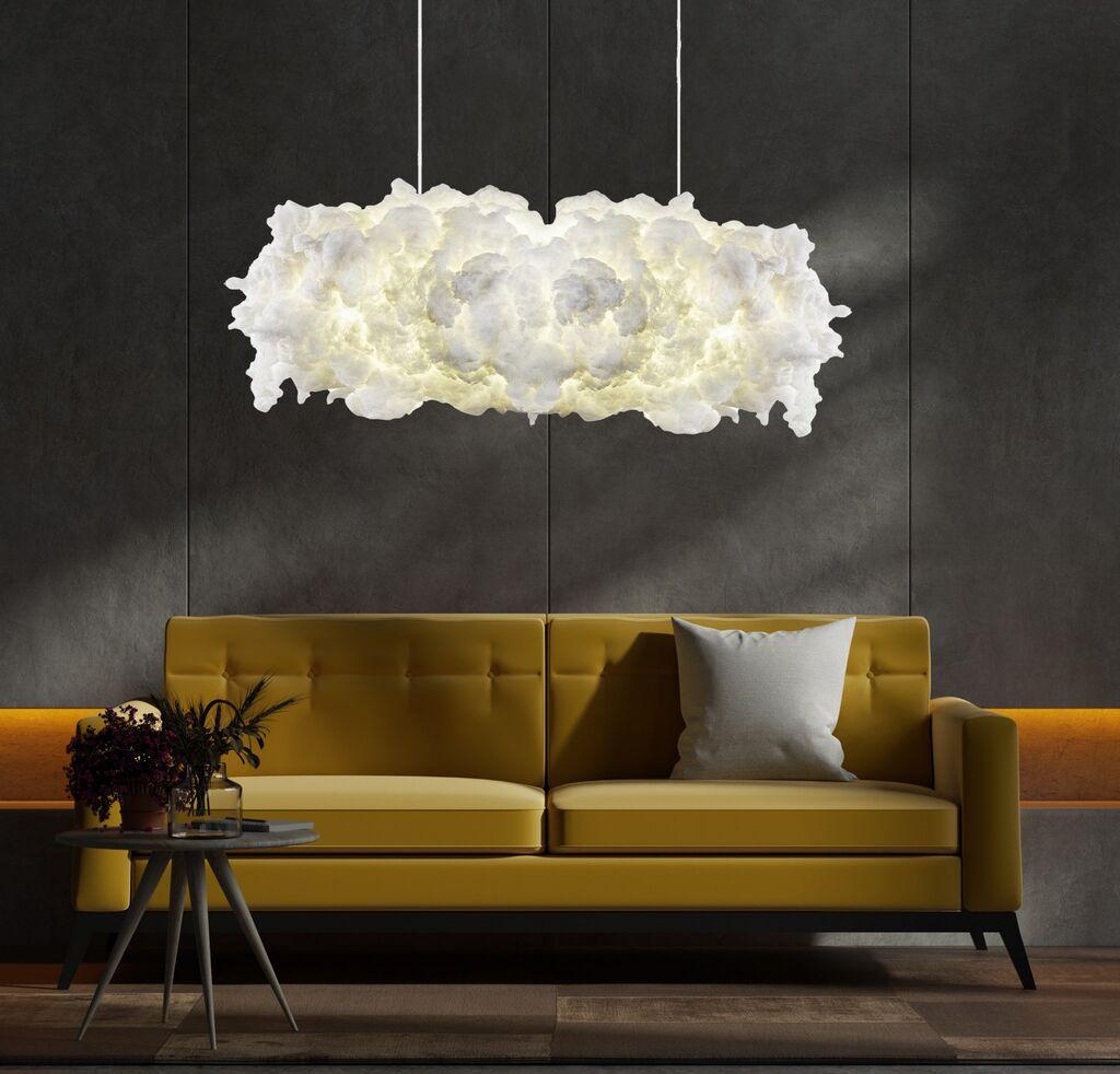 Opviq Luster Serene White Cloud, 90x45cm, Bijela