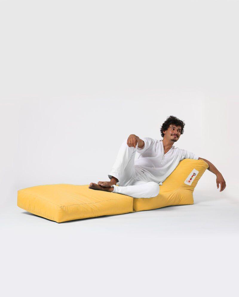 Atelier del Sofa Lazy bag Siesta Sofa Bed Pouf, Žuti