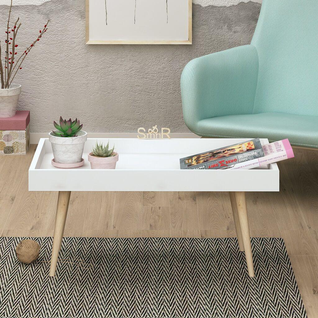 Hanah Home Club sto Cross 80x48,8x45cm Bijeli