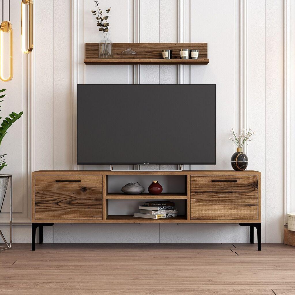 Hanah Home Riga 845HCT3103 TV polica, smeđa