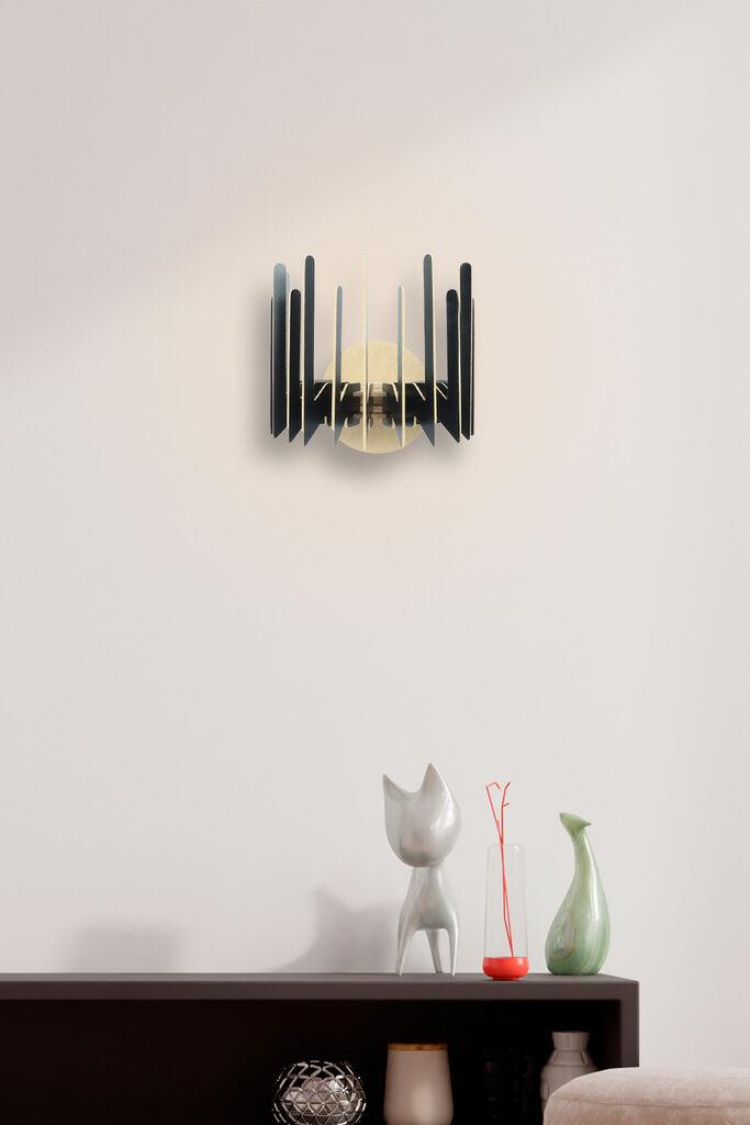 Opviq 207 ZS Zidna lampa, crna