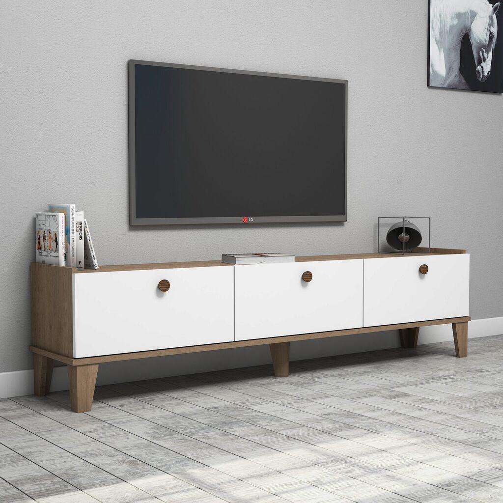 Hanah home TV komoda Sumer E3620 Hrast-bijela