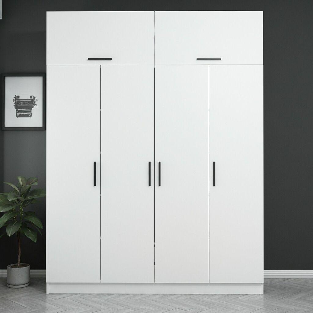 Hanah home Ormar Kale 180x235x52cm Bijeli