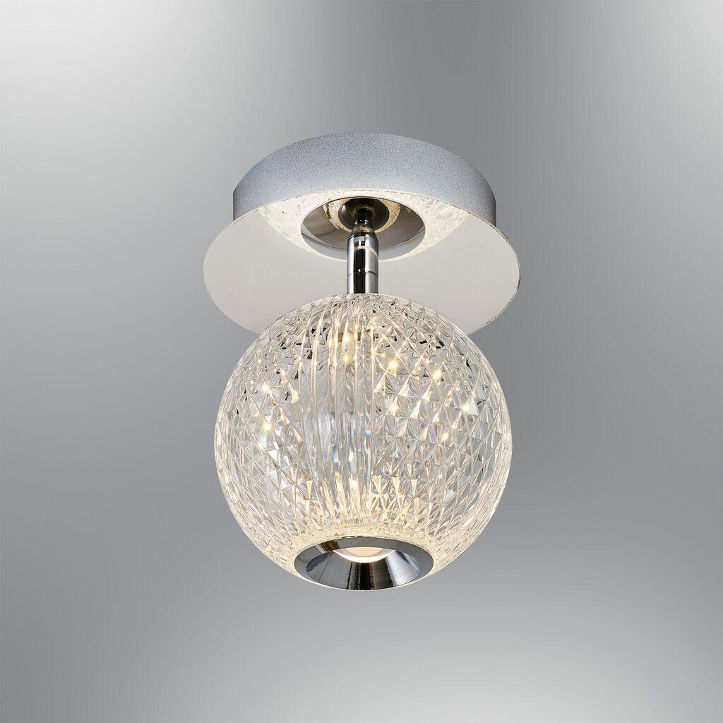 Opviq Luster L1373, 15cm, 12cm 1x5W, LED, srebrna