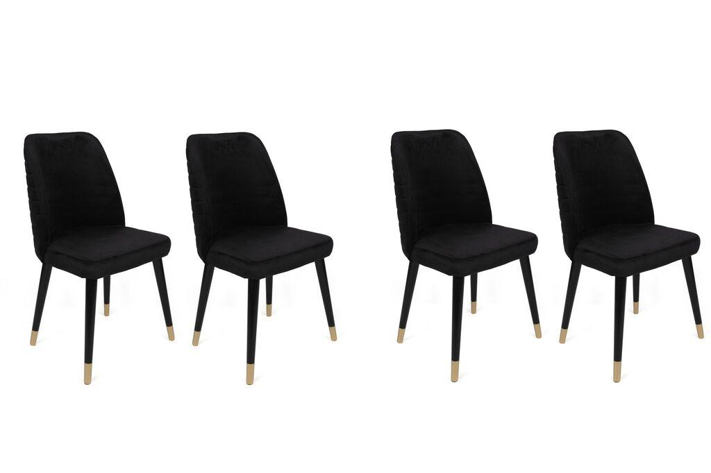 Hanah Home Hugo 366 V4 stolice, crne