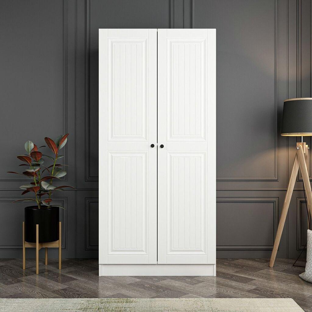 Hanah home Ormar Kale 90x190x52cm Bijeli