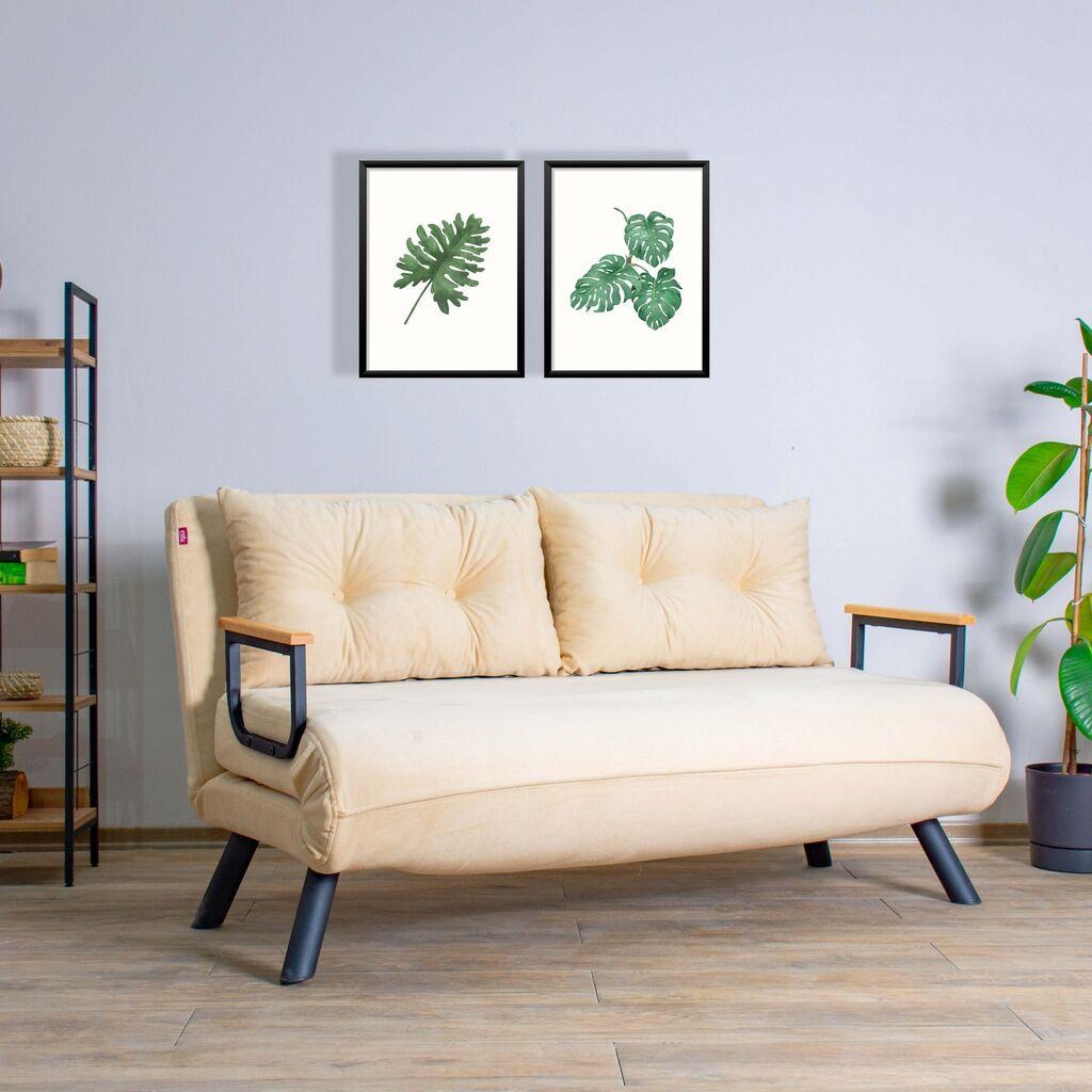 Atelier del Sofa Sando Sofa, na razvlačenje, 2 sjedala, krem