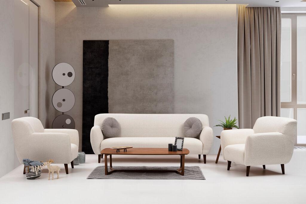 Atelier del Sofa Fotelja Enna 87x87x87cm Bež