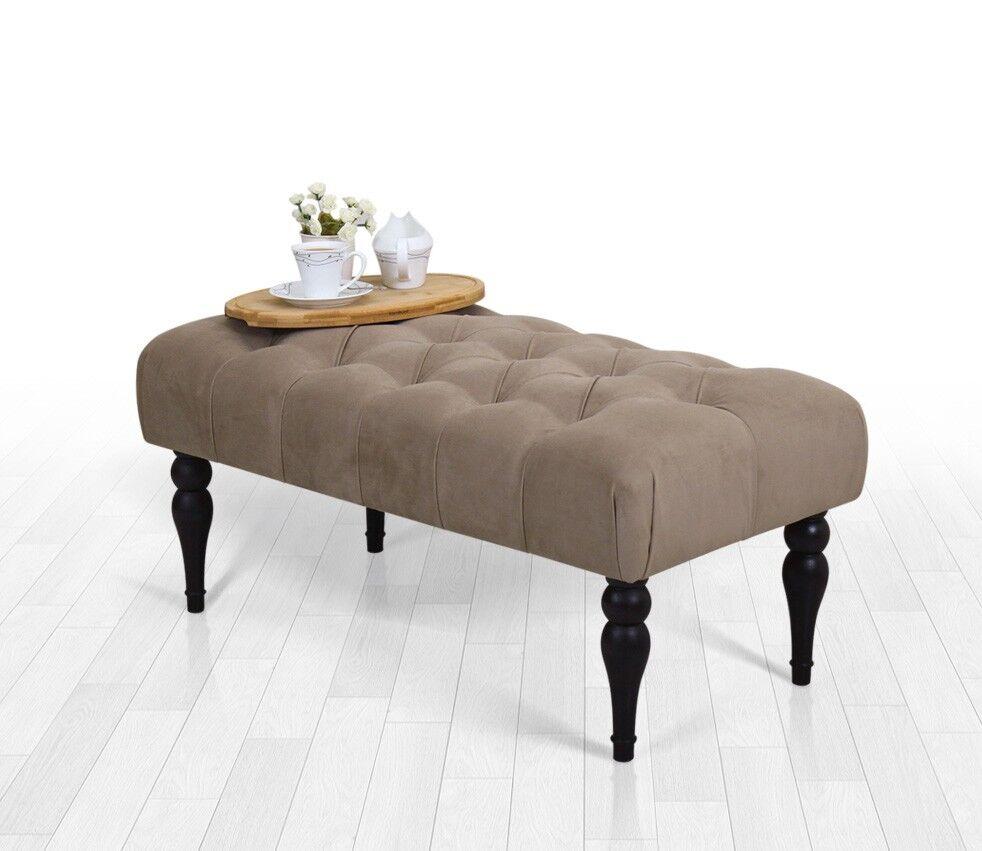 Atelier del Sofa Trpezarijska klupa za gospođu 92x43x48cm Smeđa