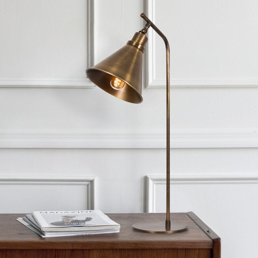 Opviq Stona lampa E27 Grlo, Bronza