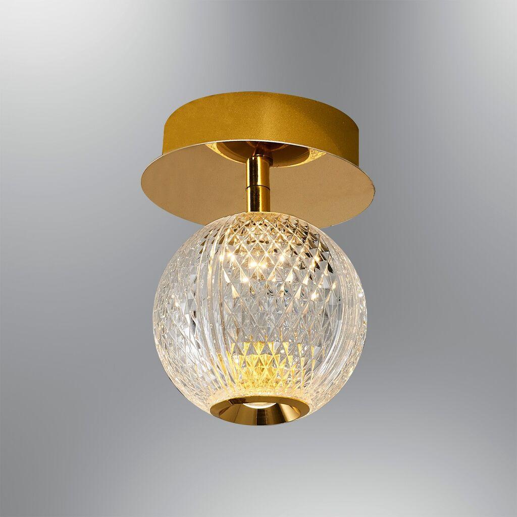 Opviq Luster L1374, 15cm, 12cm 5W, LED, zlatna