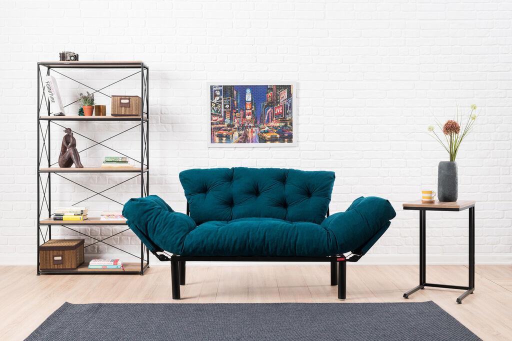 Atelier del Sofa Nitta Sofa, benzinsko plava