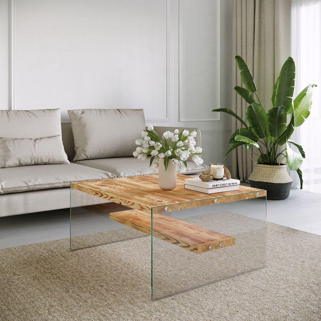 Hanah Home Club sto Niagara S101 75x40x75cm Hrast