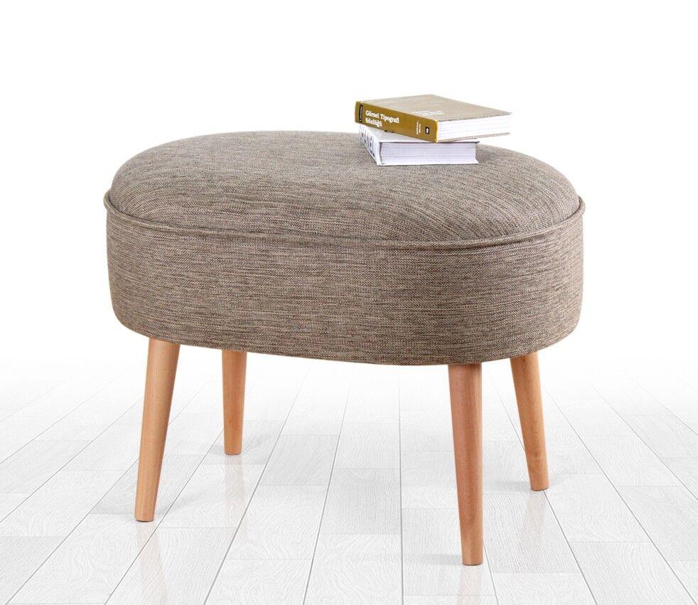 Atelier del Sofa Timoon Tabure, 63x47x44cm, boja kafe