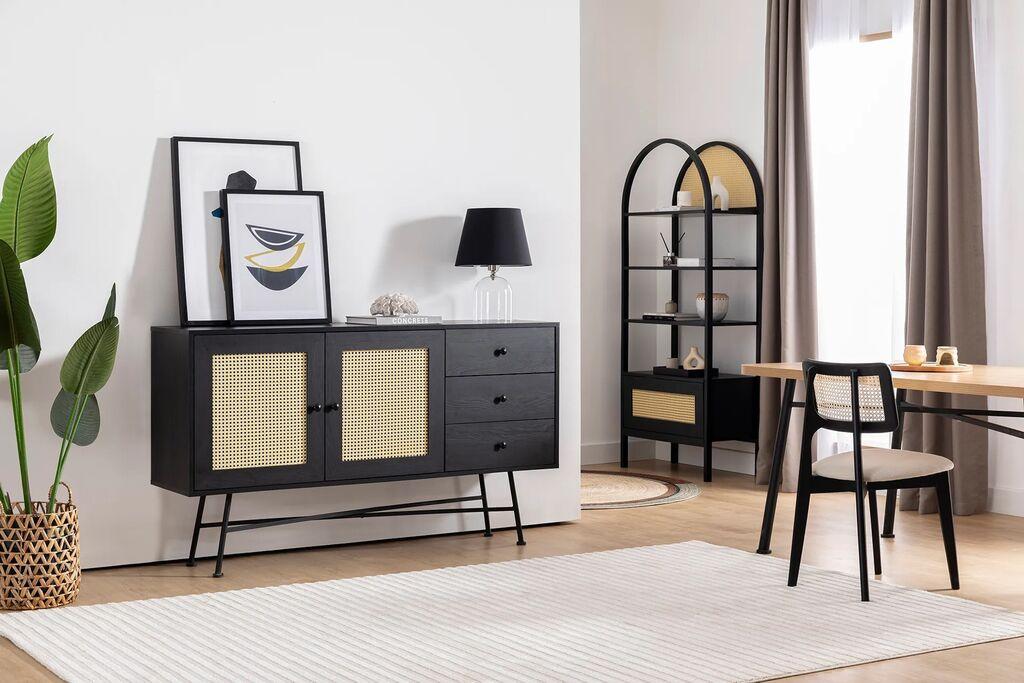 Hanah Home Komoda Nala 160 160x90x40cm Crna