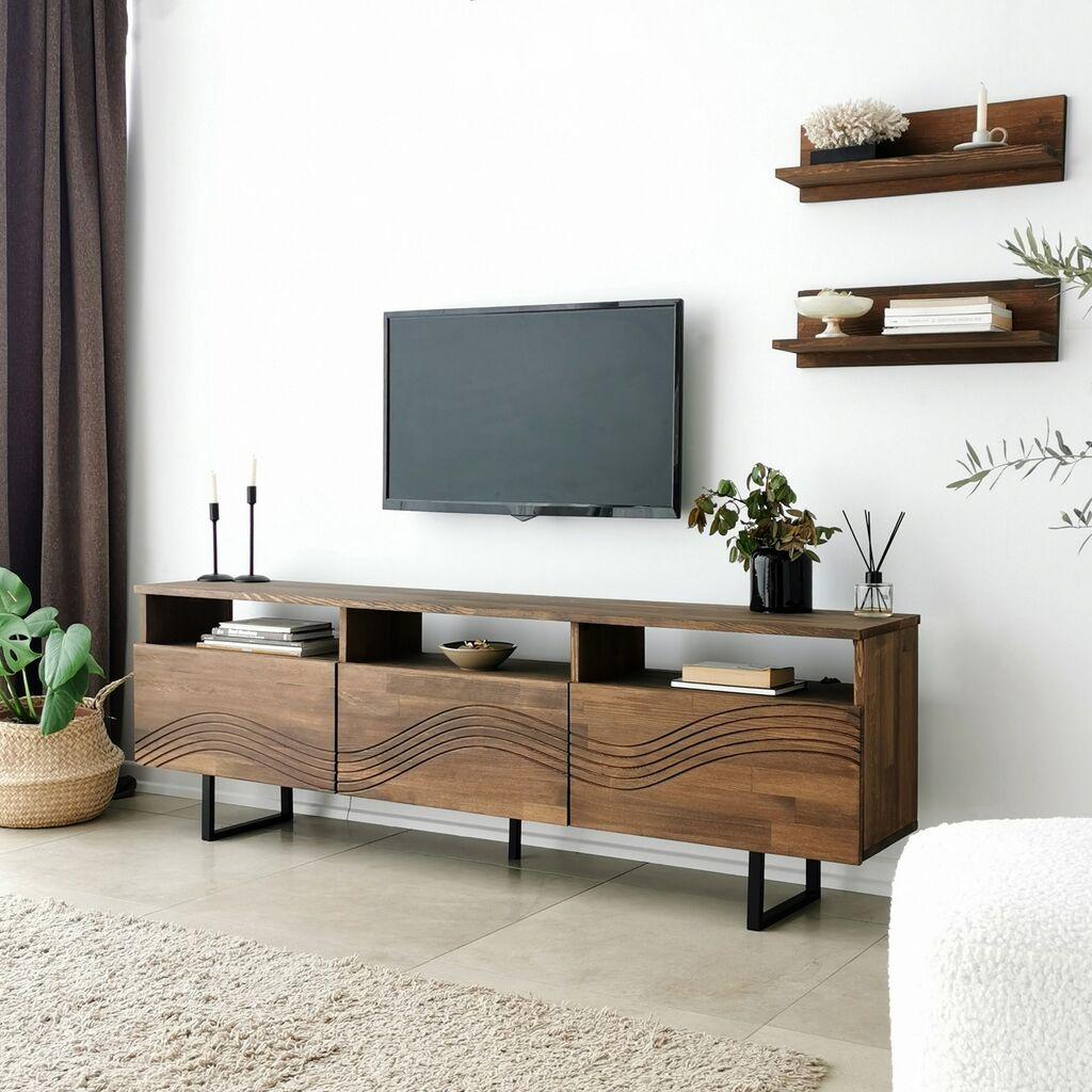 Hanah home TV Chest Then Walnut