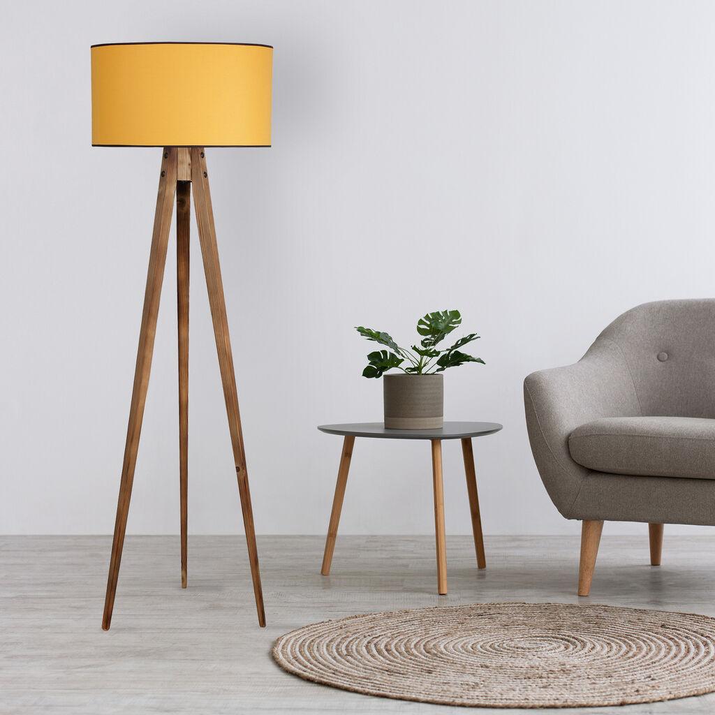 Opviq Podna lampa Yanik, 153 cm, E27, Smeđa