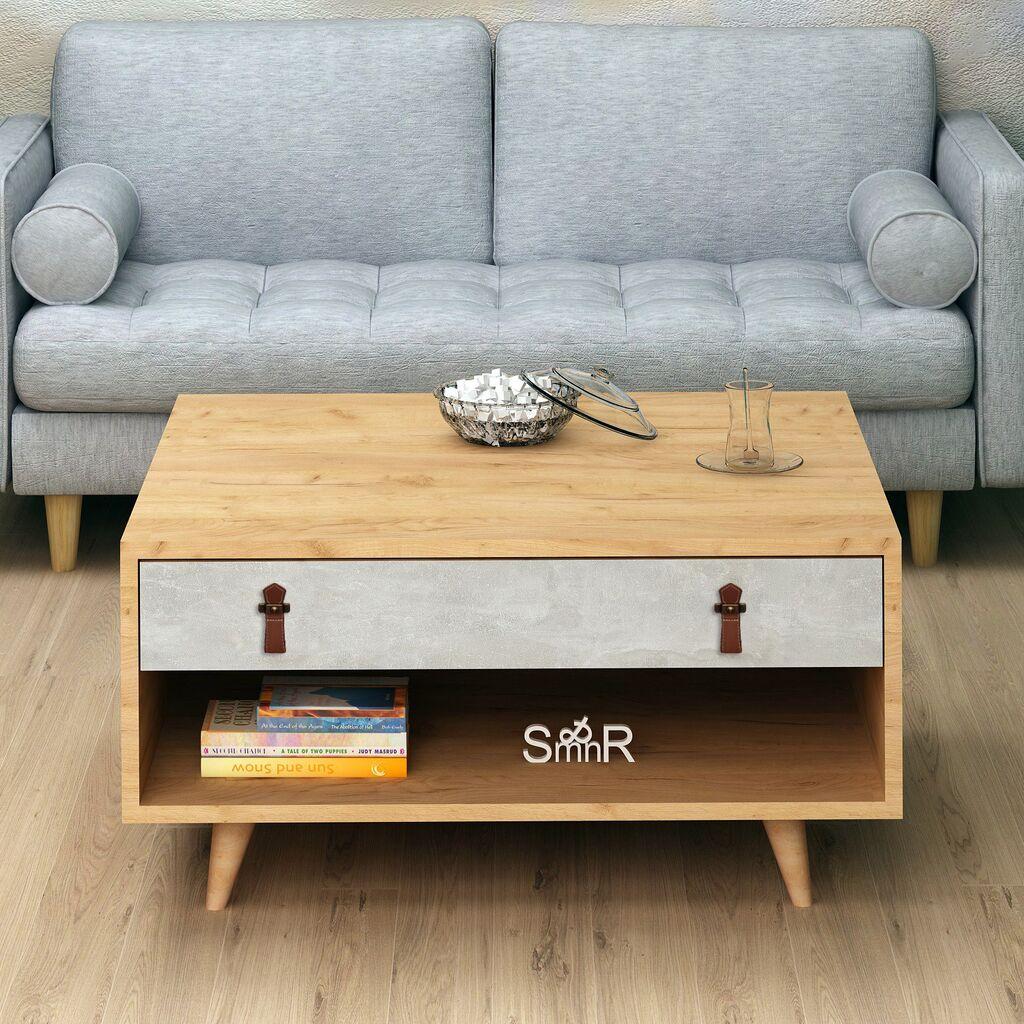 Hanah Home Brida Klub sto, 80x40x80cm, Smeđa