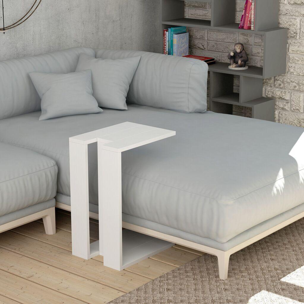 Hanah Home Pomoćni stolčić Muju, Bijeli