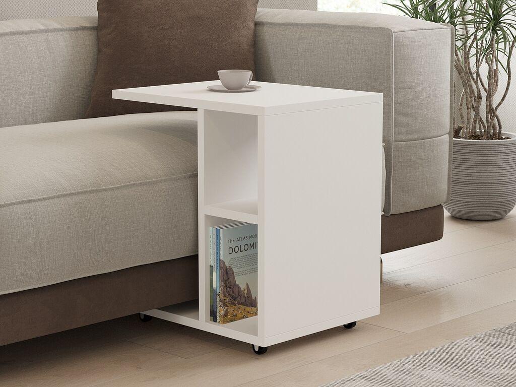 Hanah home Klub sto Amy 45x50x35cm Bijeli