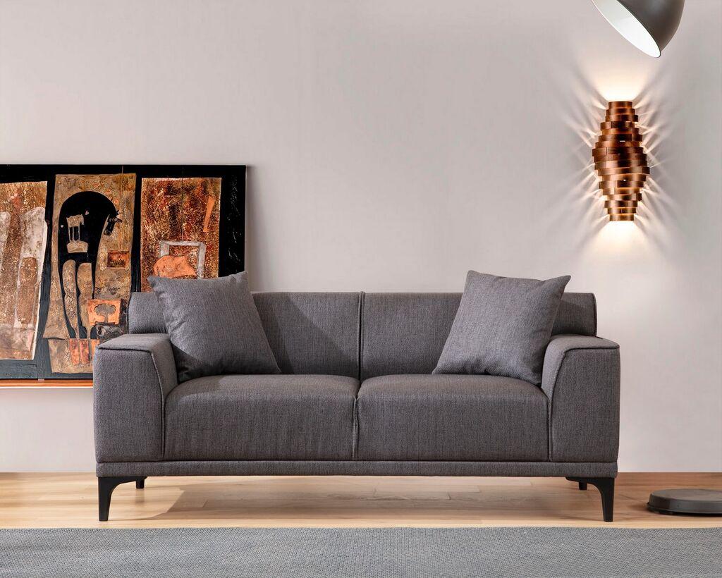 Atelier del Sofa Dvosjed Petra 2 163x86x69cm Antracit