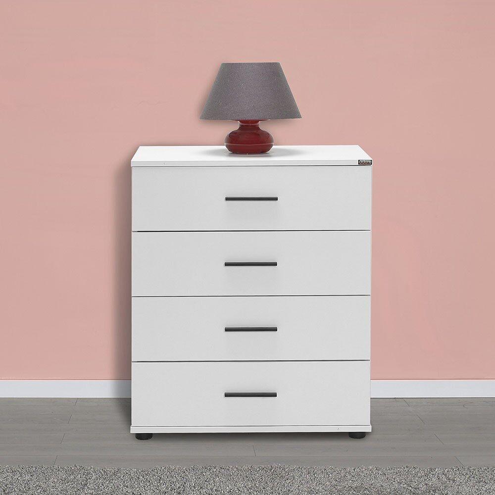 Hanah Home Komoda s ladicama 65x78x41cm Bijela