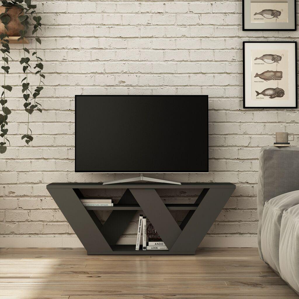 Hanah Home Pipralla TV polica, antracit