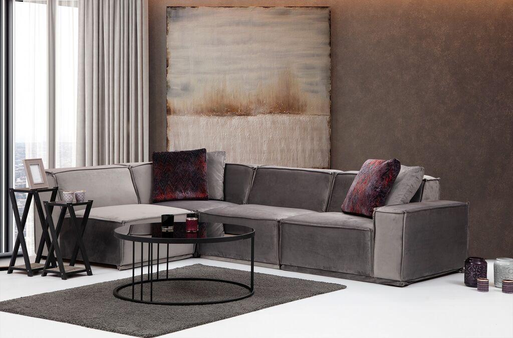 Atelier del Sofa Kutni set Lego 100x76x190cm Siva