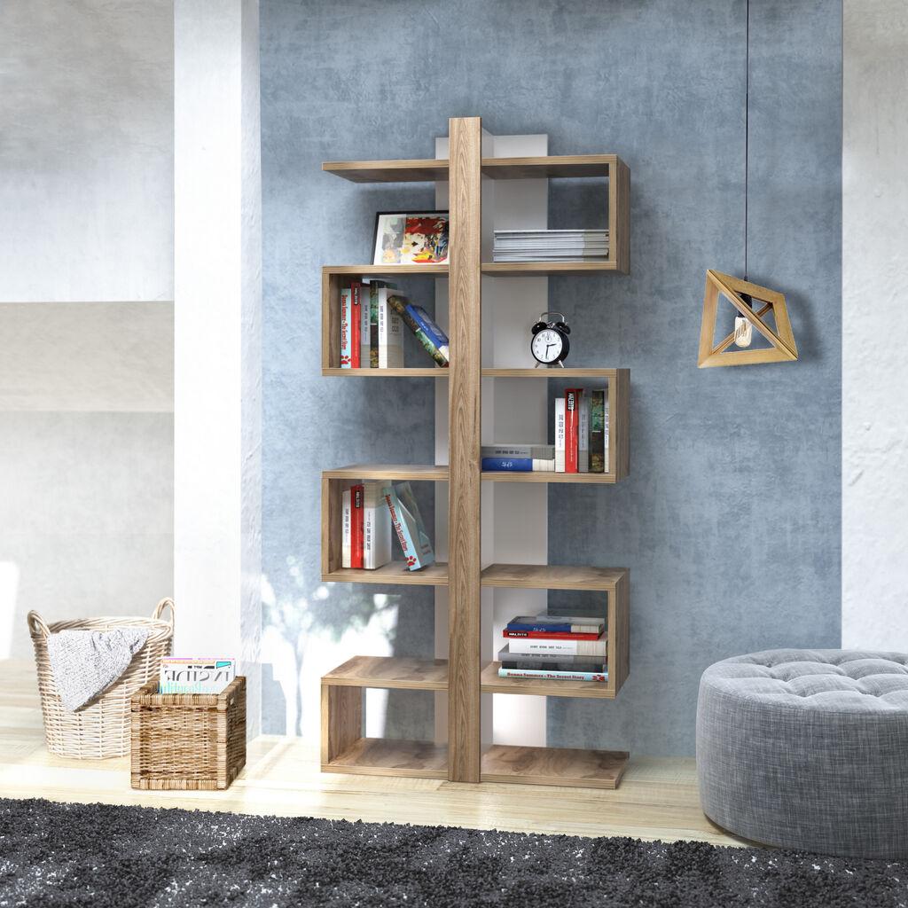 Hanah Home Polica 78x170x29,5 cm Hrast