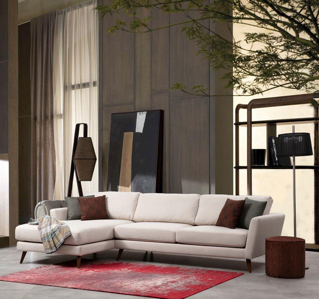 Atelier del Sofa Ugaona garnitura Mayorka 93x85x303cm Bež