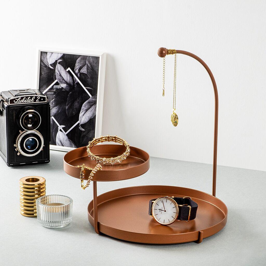 Aberto Design Stalak za nakit 25x28x21cm, Bronzane boje