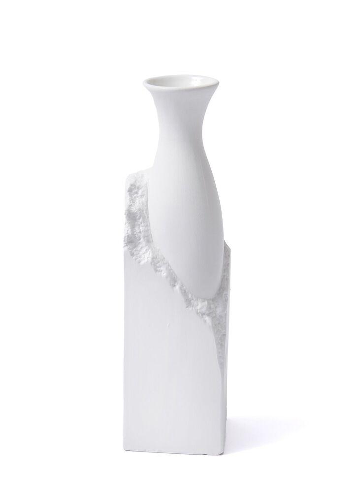 Aberto Design vaza LCA0009, 10x10x35 cm, bijela