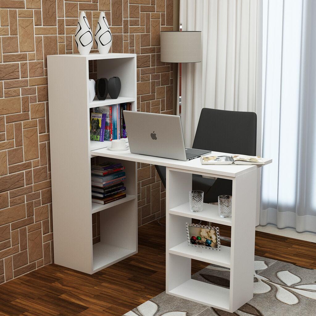 Hanah Home Last Bijeli radni sto 90x70x40 cm, Bijela