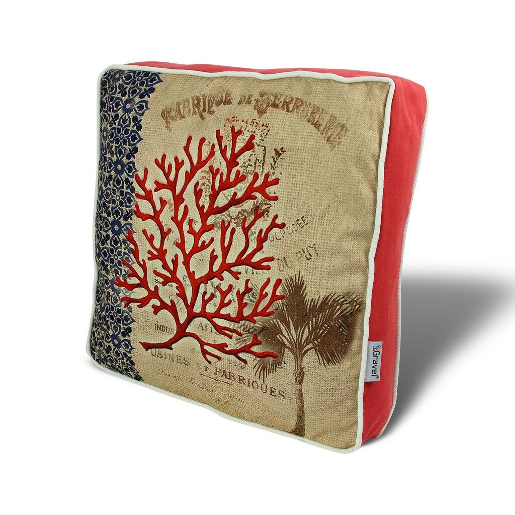 Aberto Design YM1003 Dekorativni jastuk, 42 ​​x 42 cm, Smeđa