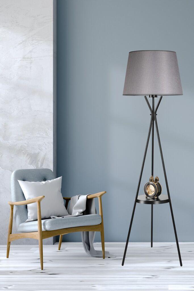 Opviq Venedik 534LUN3717 Podna lampa, Siva