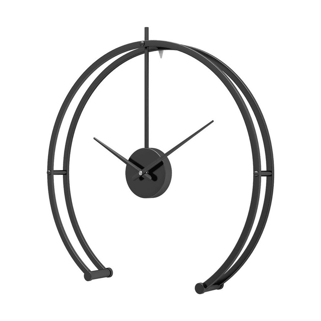 Giga Glow Dekorativni zidni sat, 60cm, Crni