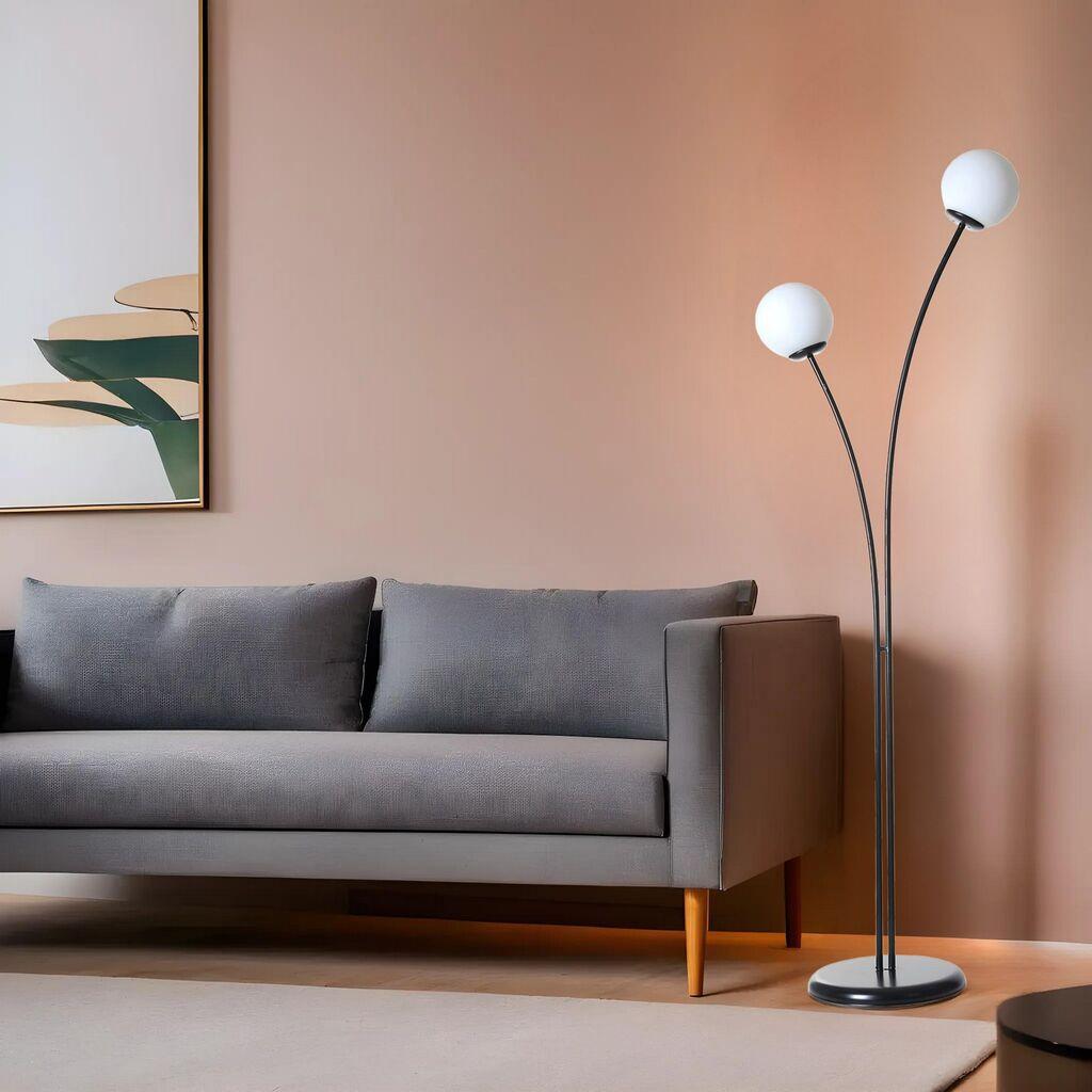 Opviq podna lampa Rose, 165 cm, E27, crna