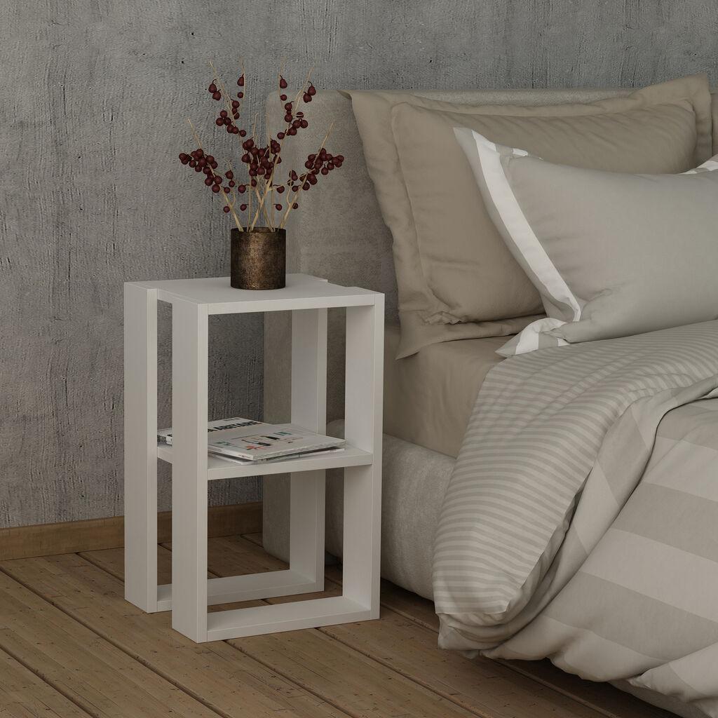 Hanah Home Pomoćni stolić Lonie, bijela