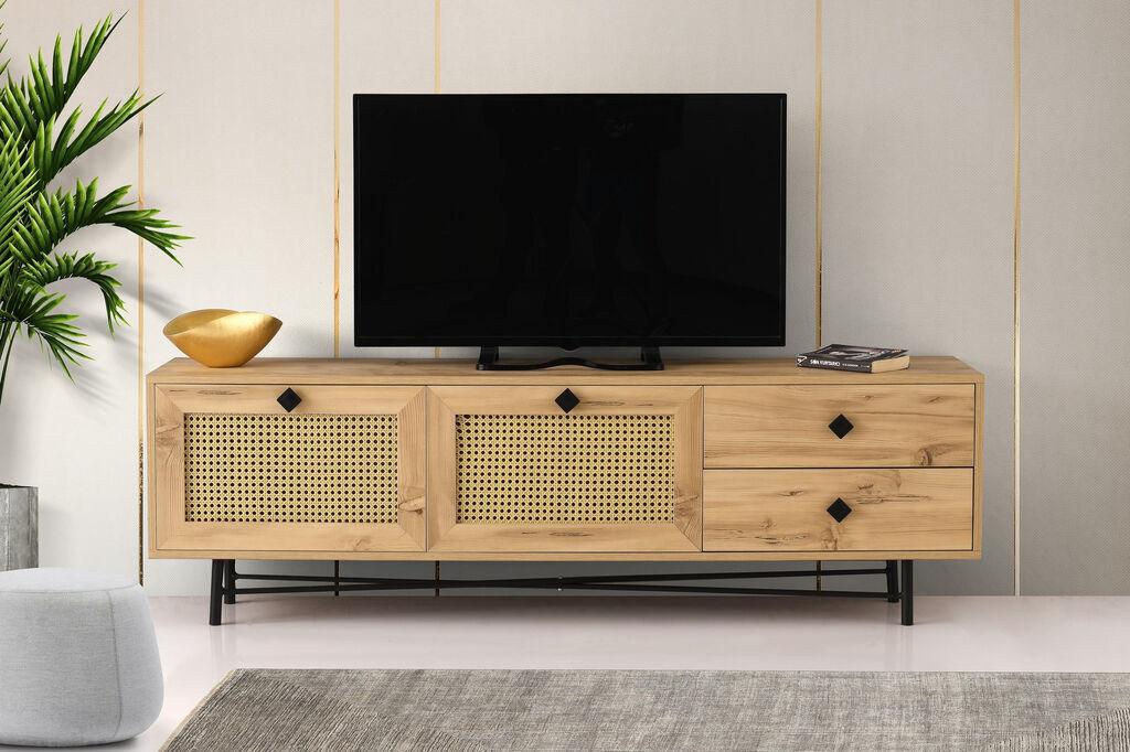 Hanah Home Hapsiyas 180 TV polica, smeđa