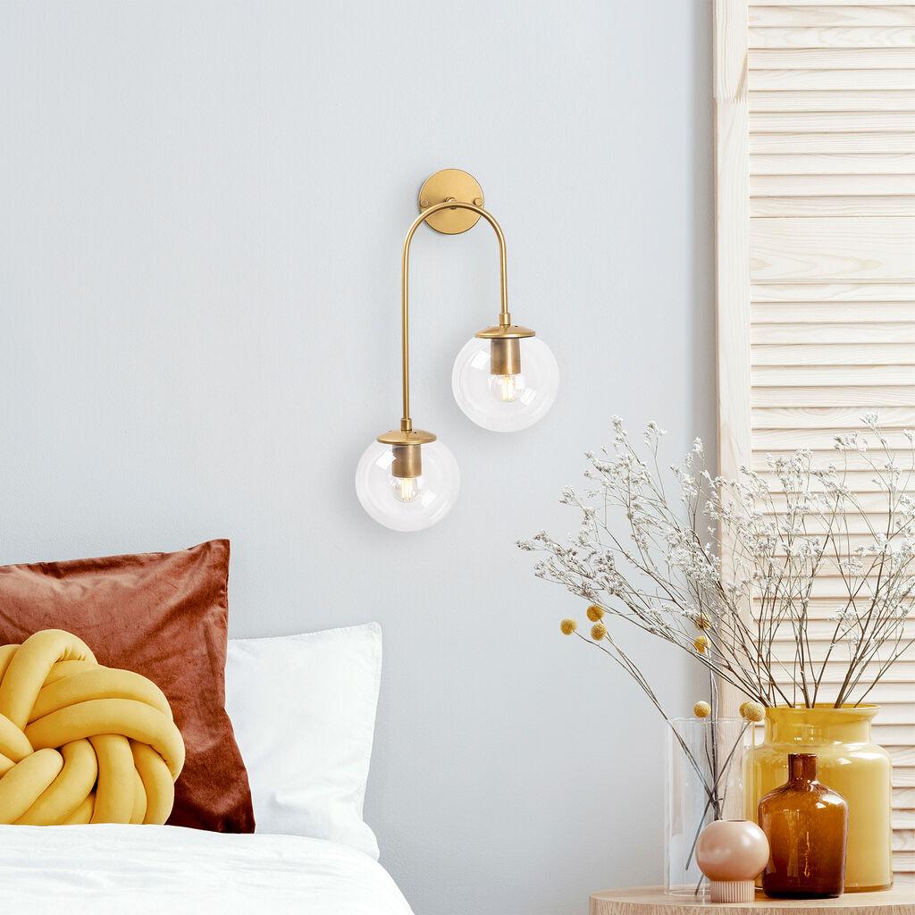 Opviq Jewel 10580 Zidna lampa, zlatna