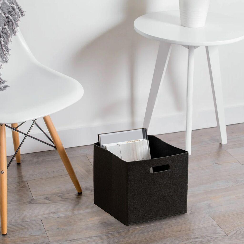 Aberto Design korpa za odlaganje Crna
