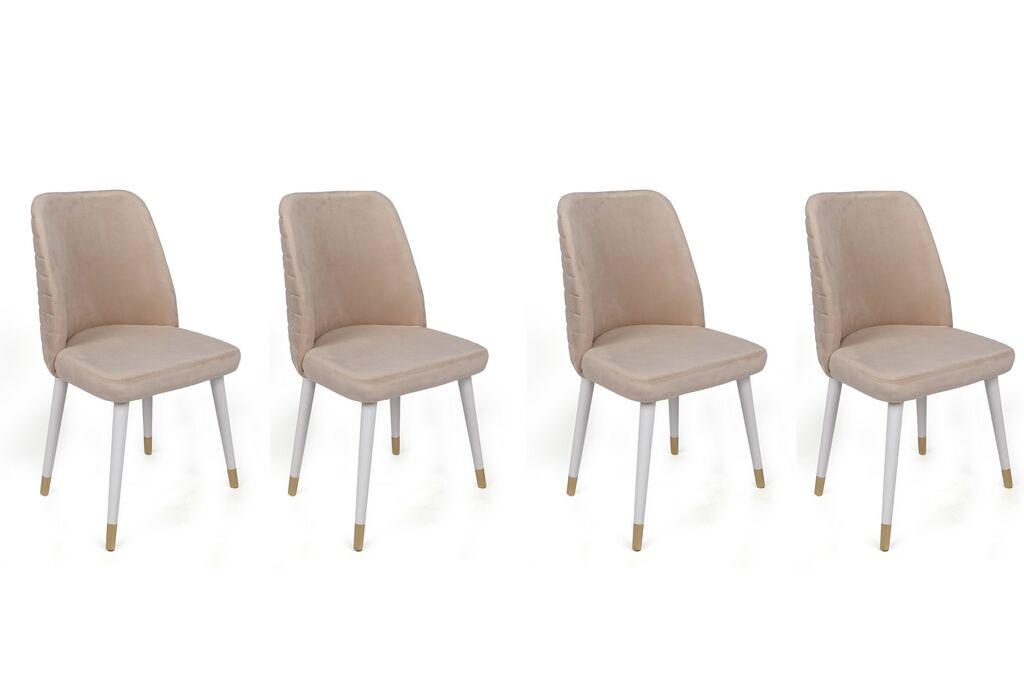 Hanah Home Hugo 407 V4 Stolice, Bež