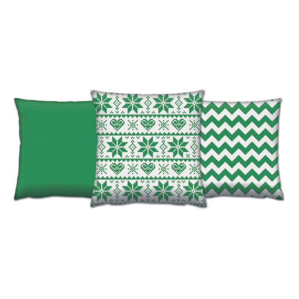 Aberto Design Set od 3 jastuka 43x43cm Šareni