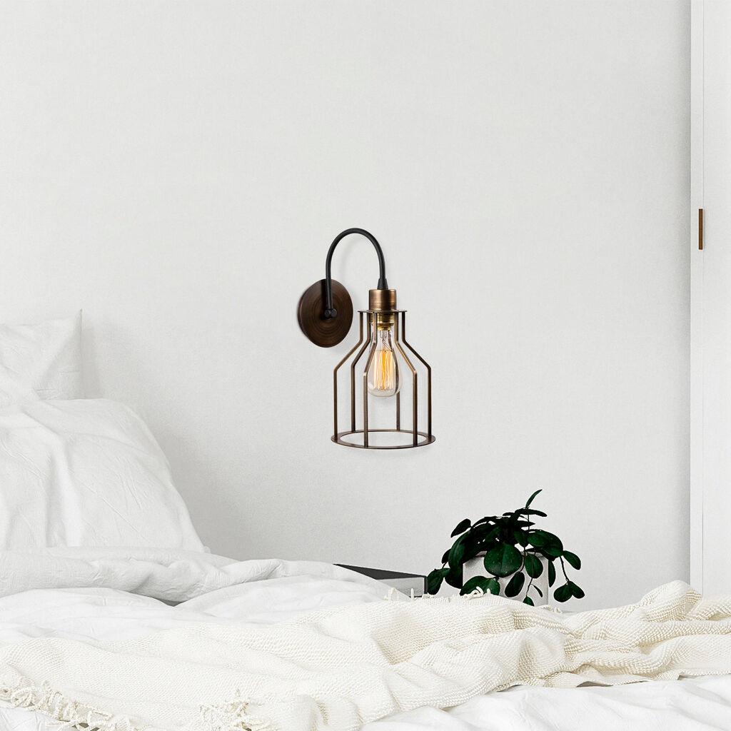 Opviq Zidna lampa E27 Max 40W, Siva